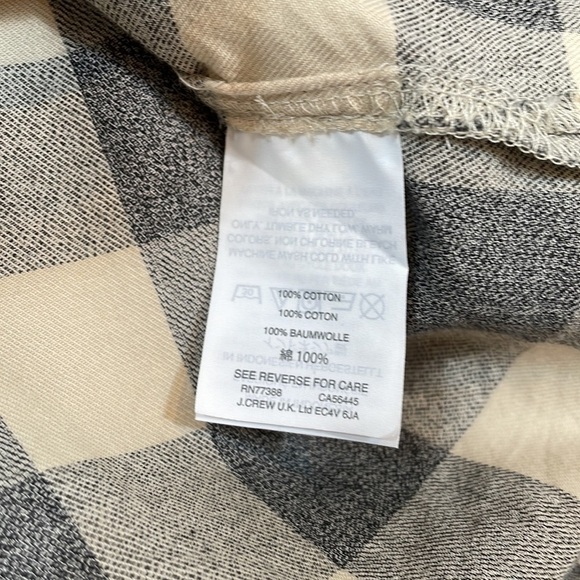 Madewell top Size S Longsleeve Button Down EUC Flannel Buffalo Check - Picture 11 of 14